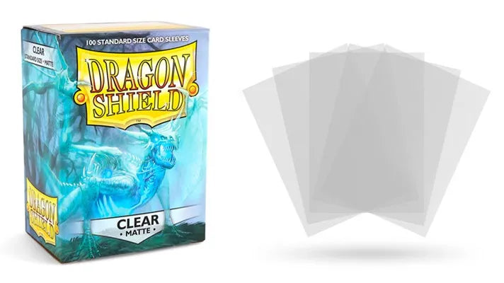 Dragon Shield Standard Size Sleeves Klar – hochwertige Hüllen für Standard-Kartengröße.